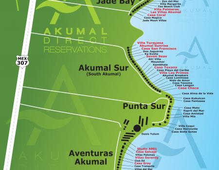 Adr South Akumal Map 2018 