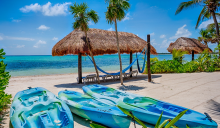 beachfront vacation rental, soliman bay, akumal, riviera maya